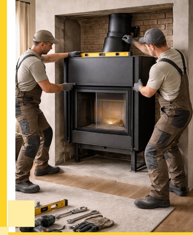 Установка каминных топок в Краснодаре под ключ от 18574 р. | ЭриданКсд