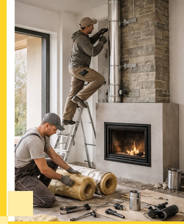 Монтаж дымоходов для каминов в Краснодаре от 15479 р. ЭриданКсд