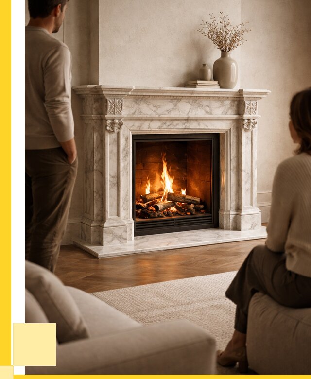 Мраморные камины под ключ в Краснодаре от 257975 р. | ЭриданКсд