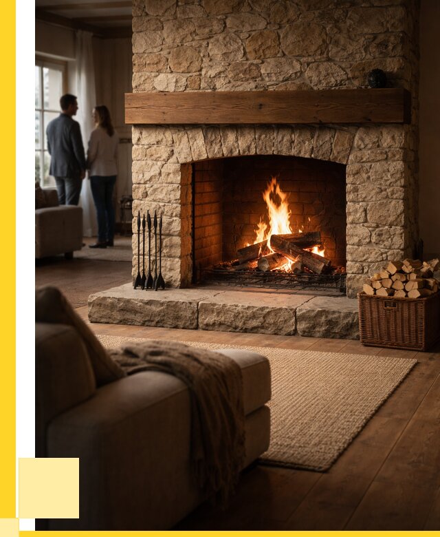 Открытые камины под ключ в Краснодаре от 154785 р. ЭриданКсд