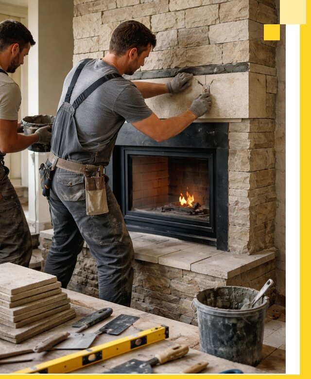 Проектирование и установка открытых каминов в Краснодаре