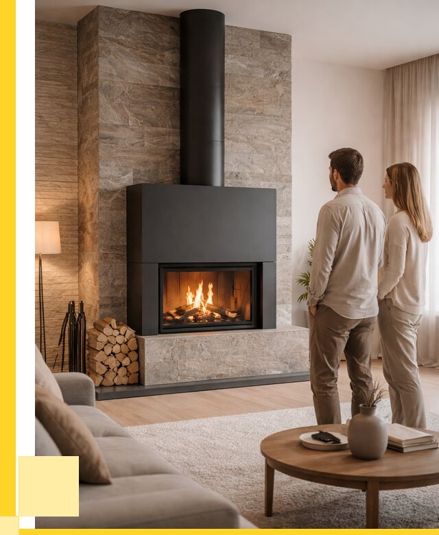 Закрытые камины под ключ в Краснодаре от 123828 р., ЭриданКсд