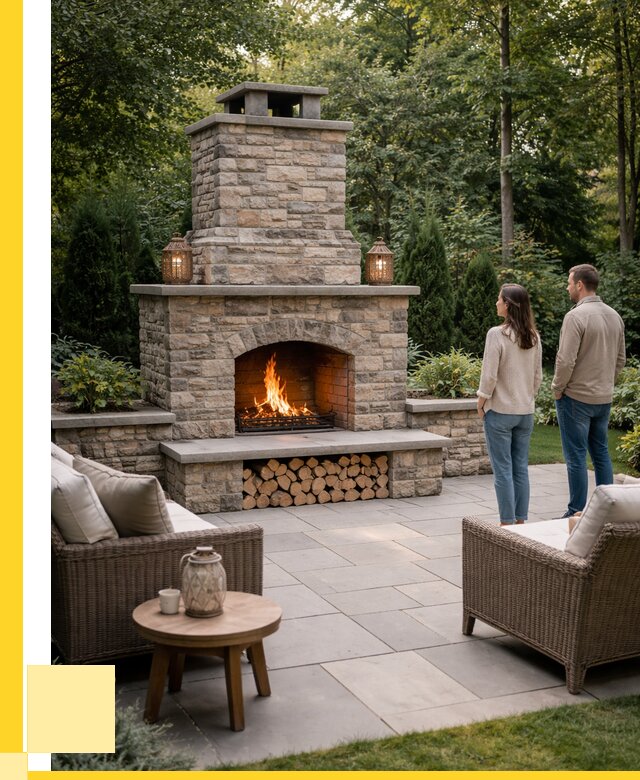 Уличные камины из кирпича в Краснодаре от 154785 р. | ЭриданКсд