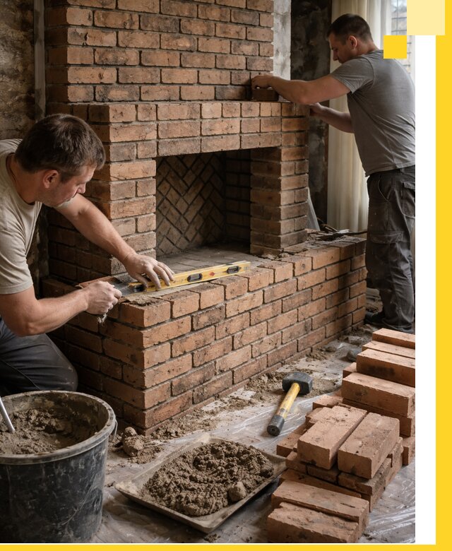 Изготовление и установка кирпичных каминов в Краснодаре