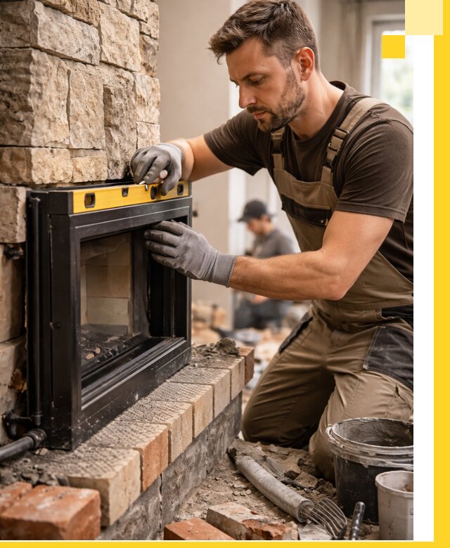 Дровяные камины под ключ в Краснодаре: монтаж, обустройство