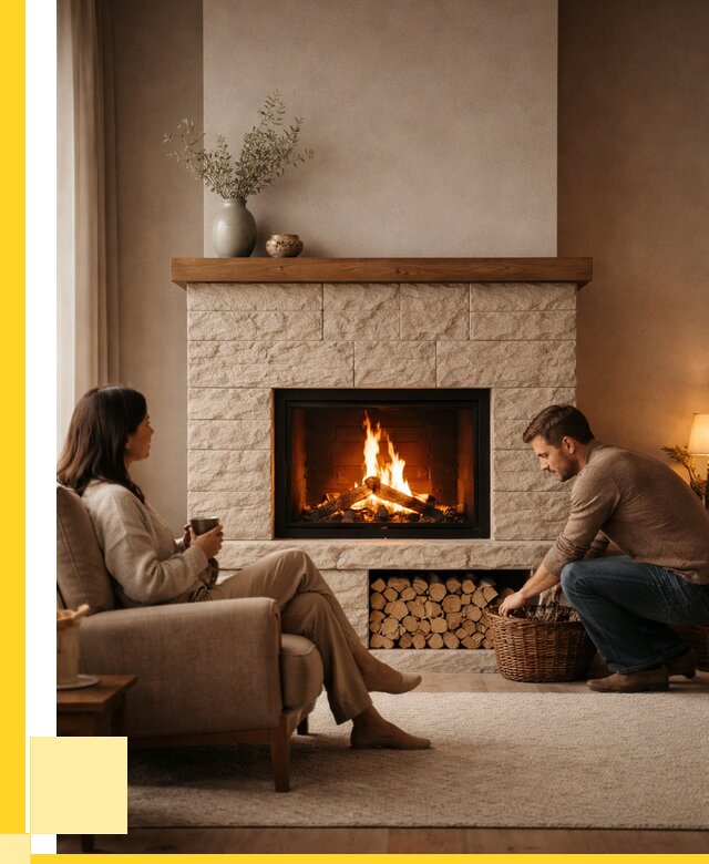 Камины для дома в Краснодаре под ключ от 154785 р. | ЭриданКсд