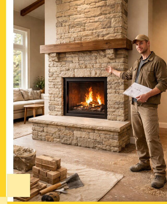 Камины под ключ в Краснодаре от 185742 р. | ЭриданКсд — установка