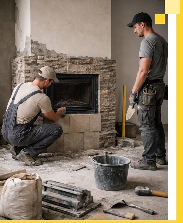 Камины под ключ в Краснодаре: проект, изготовление и монтаж