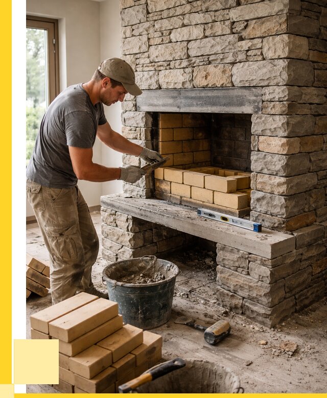 Кладка каминов и камина в Краснодаре от 25798 р. ЭриданКсд