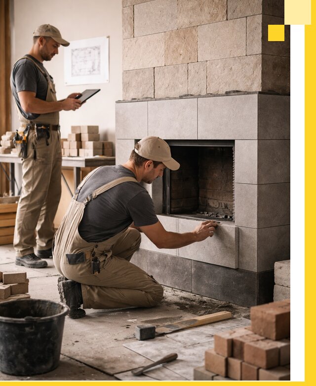 Индивидуальные проекты каминов и каминных систем в Краснодаре