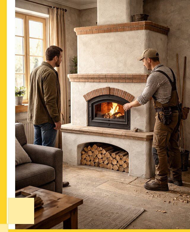 Печи камины в Краснодаре: кирпичные, изразцовые от 61914 р. | ЭриданКсд