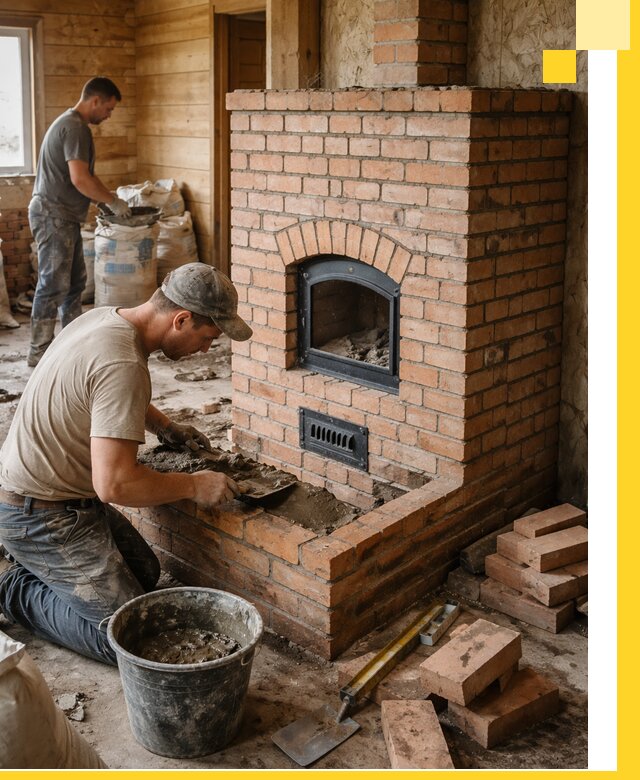 Профессиональное строительство печей в Краснодаре под ключ
