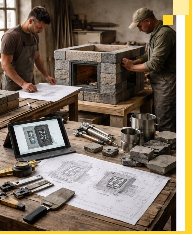 Разработка проектов печей с согласованием и монтажом в Краснодаре