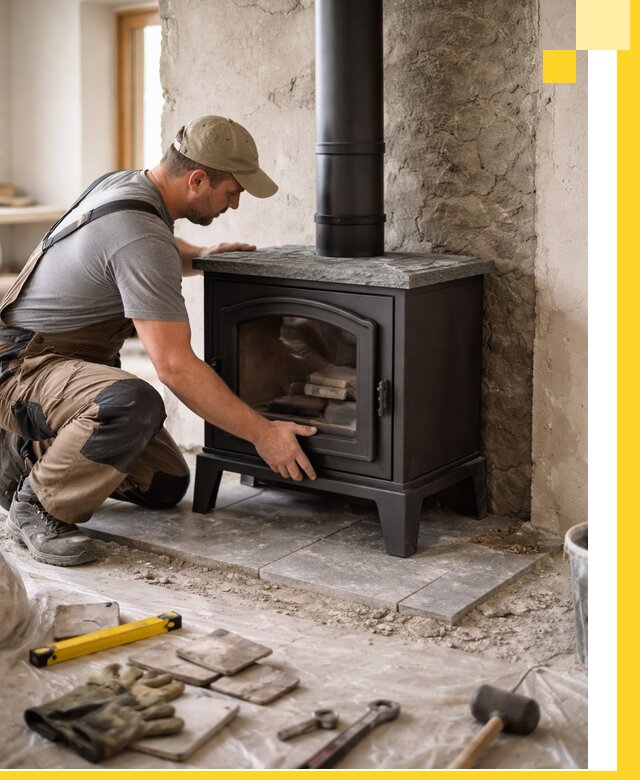 Профессиональный монтаж печей и каминов в Краснодаре под ключ