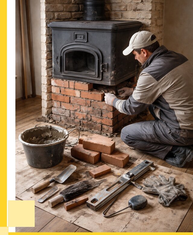Ремонт печей в Краснодаре от 12383 р., услуги печника ЭриданКсд