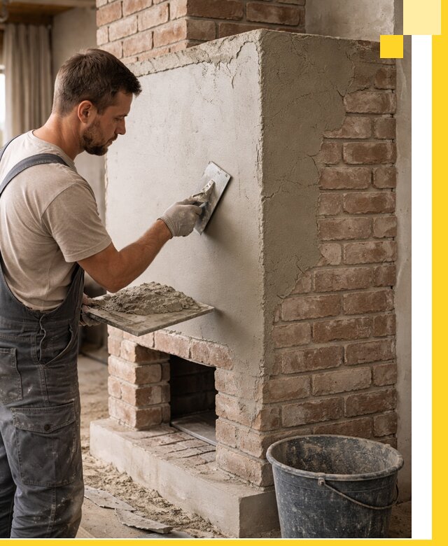 Отделка печей и облицовка каминов в Краснодаре под ключ