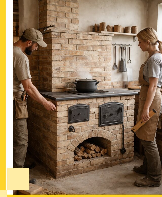 Варочно отопительные печи в Краснодаре от 92871 р. | ЭриданКсд