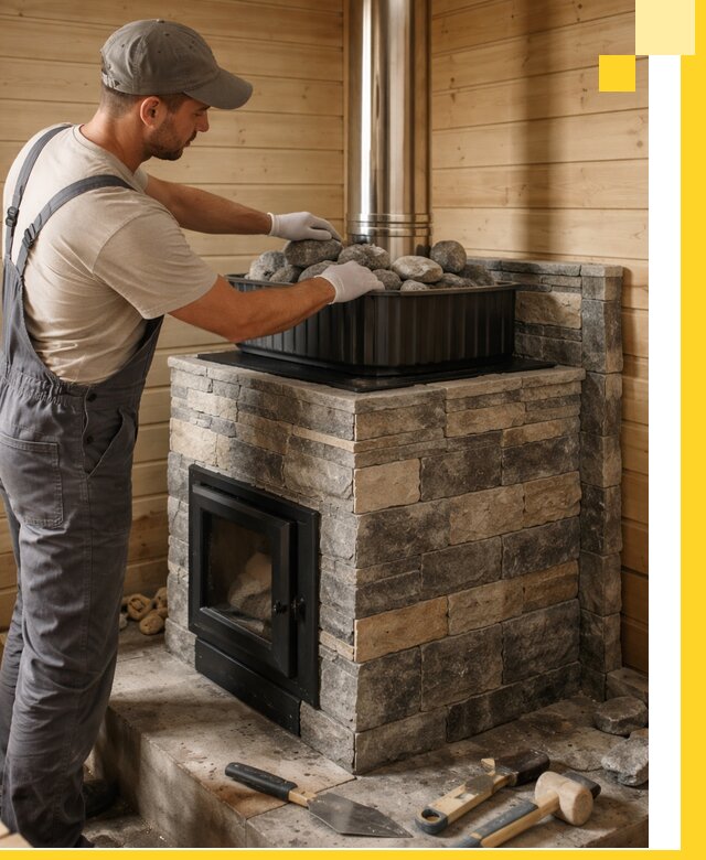 Печи для парной в Краснодаре, производство, монтаж и обслуживание