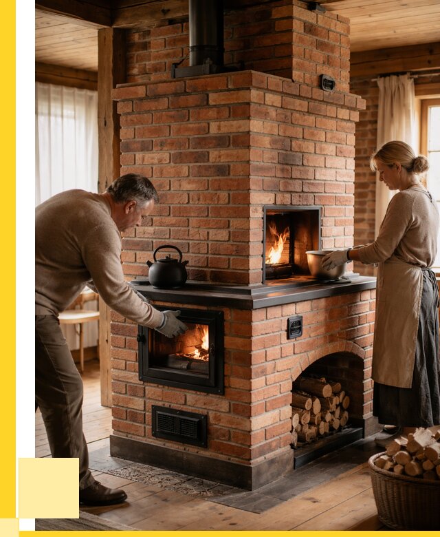 Печи для загородного дома под ключ в Краснодаре от 82552 р. | ЭриданКсд