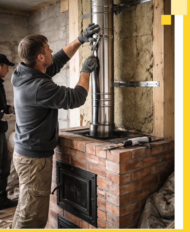 Изготовление и монтаж печей и дымоходов под ключ в Краснодаре