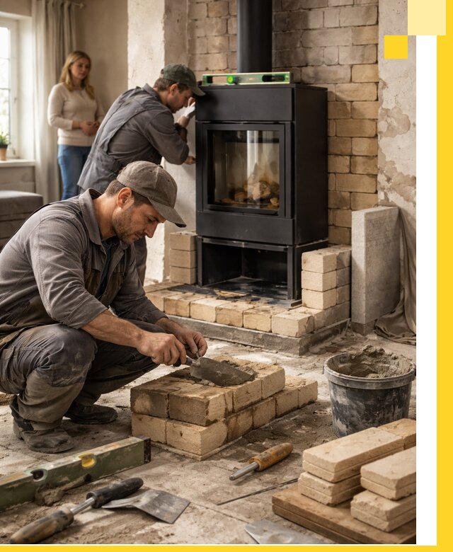 Печи и камины под ключ: проект, установка в Краснодаре