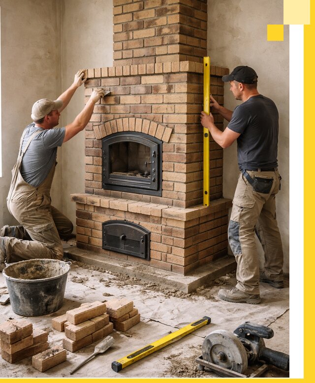 Продажа и установка печей и каминов для дома под ключ в Краснодаре