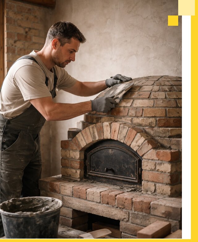 Изготовление и монтаж помпейских печей на заказ в Краснодаре