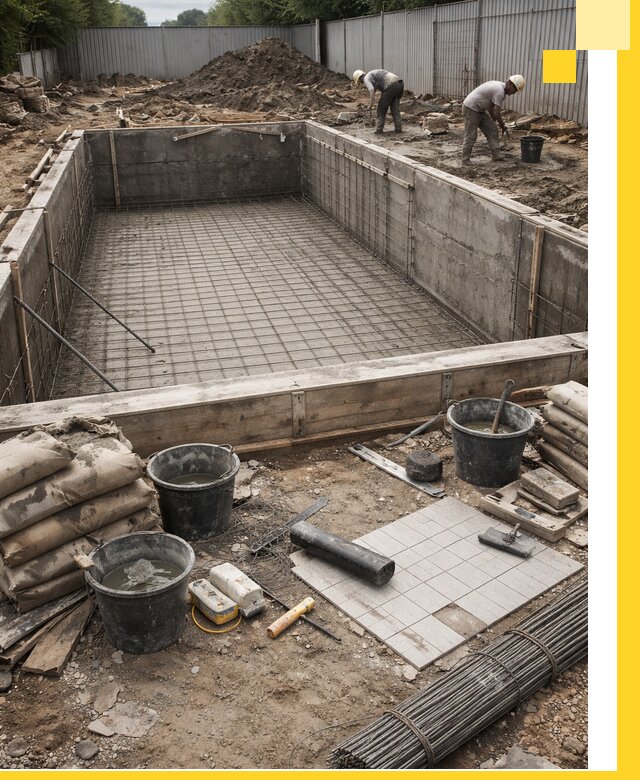 Строительство бассейнов под ключ в Краснодаре, дизайн и монтаж