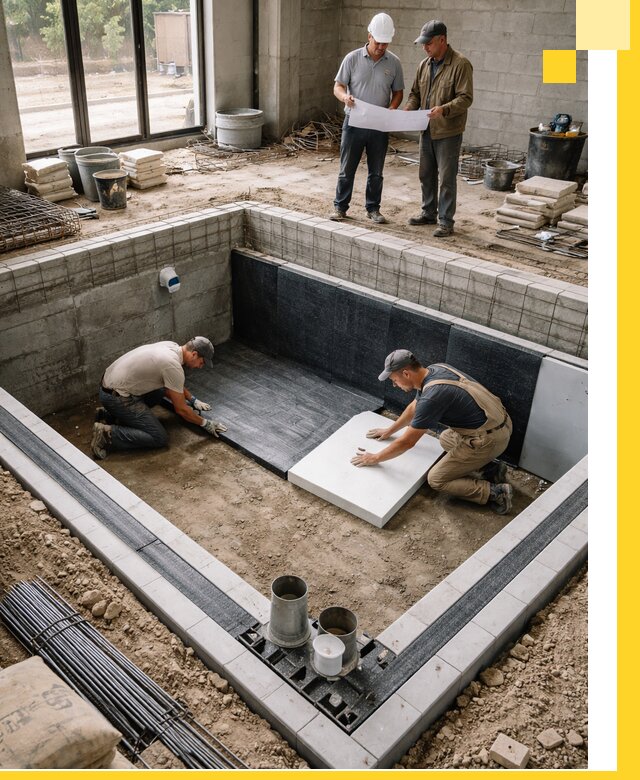 Проекты частных и общественных бассейнов под ключ в Краснодаре