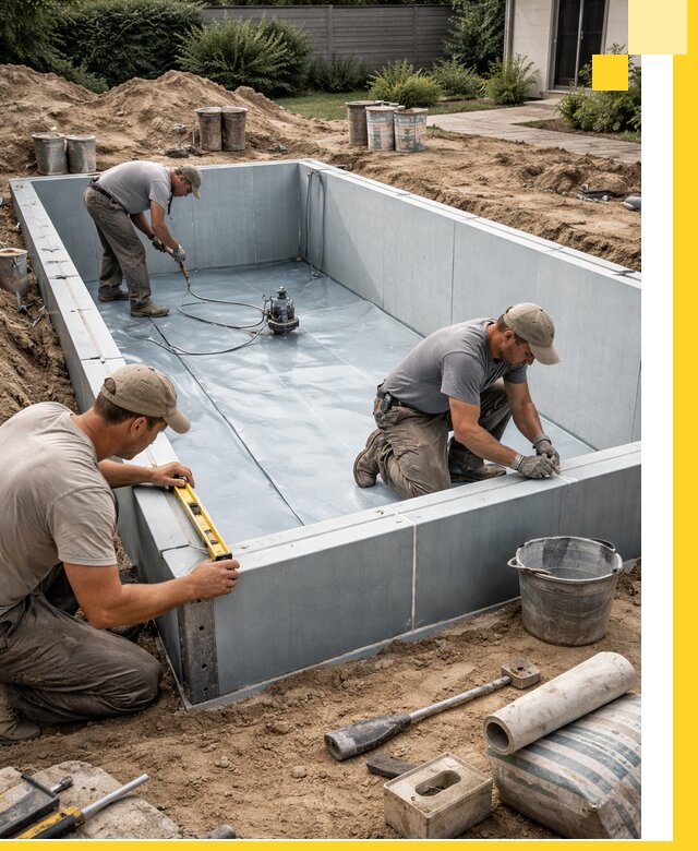 Профессиональный монтаж бассейнов под ключ в Краснодаре с гарантией