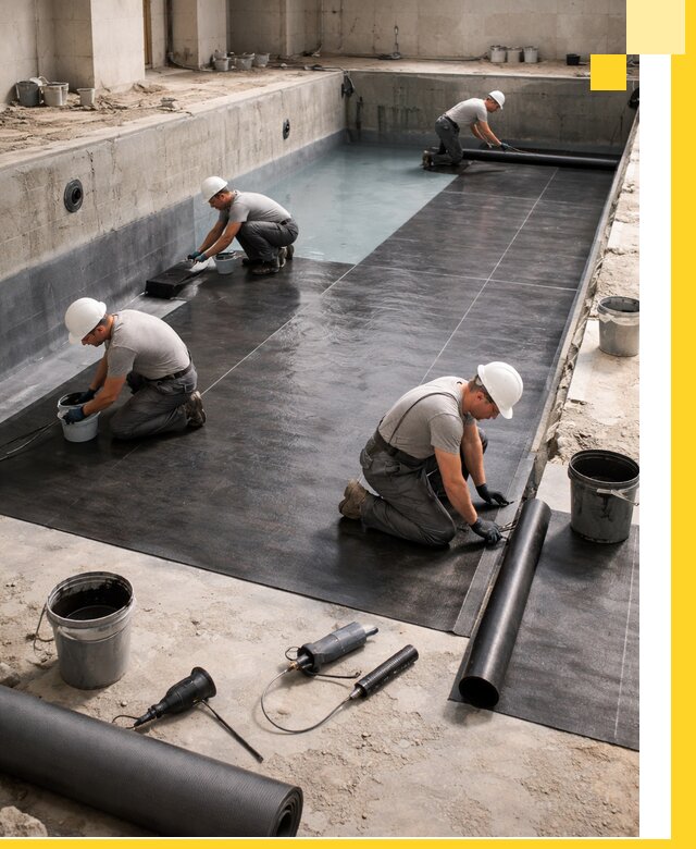 Профессиональная гидроизоляция бассейнов и чаш в Краснодаре под ключ