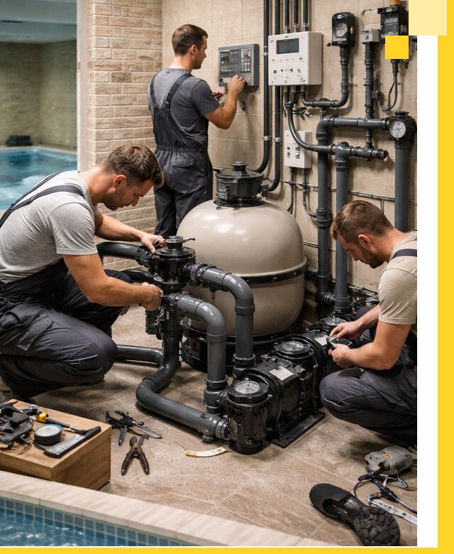 Комплексное оборудование для бассейнов под ключ в Краснодаре