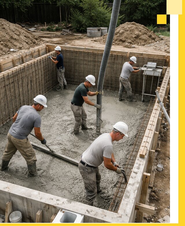 Строительство бетонных бассейнов под ключ в Краснодаре