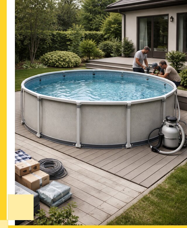 Купить каркасные бассейны в Краснодаре от 46436 р. | ЭриданКсд