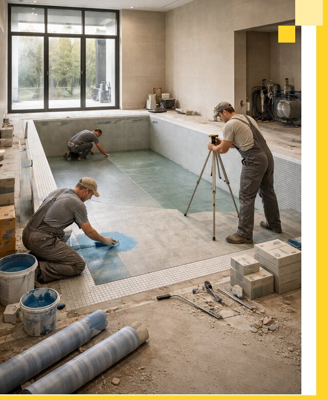 Проект и строительство закрытых бассейнов в Краснодаре под ключ