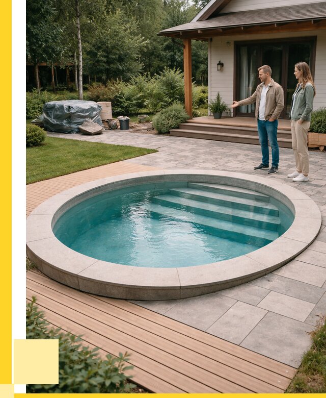 Бассейн на даче под ключ в Краснодаре от 206380 р., ЭриданКсд