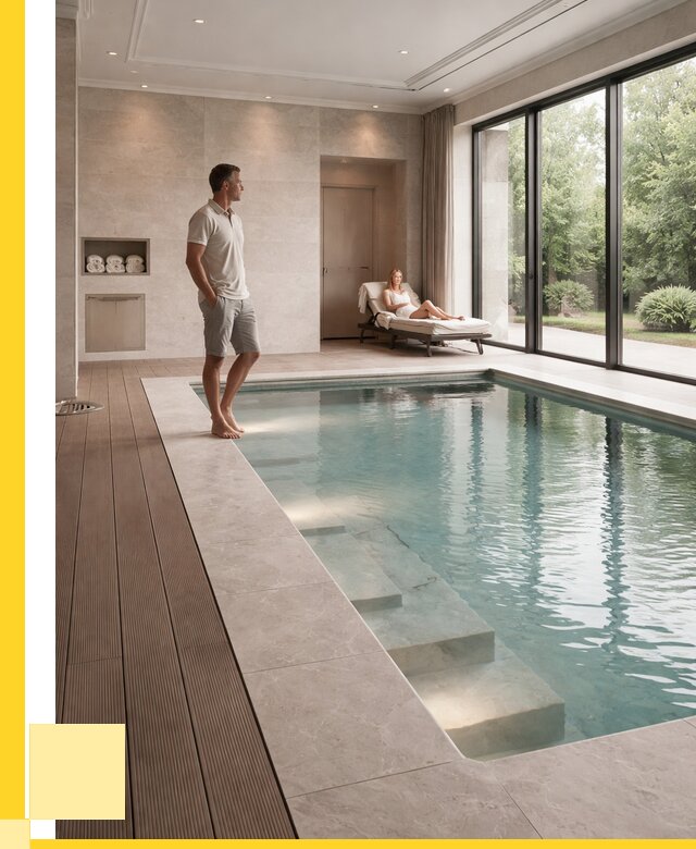 Бассейны в коттедже под ключ в Краснодаре от 1238280 р. | ЭриданКсд