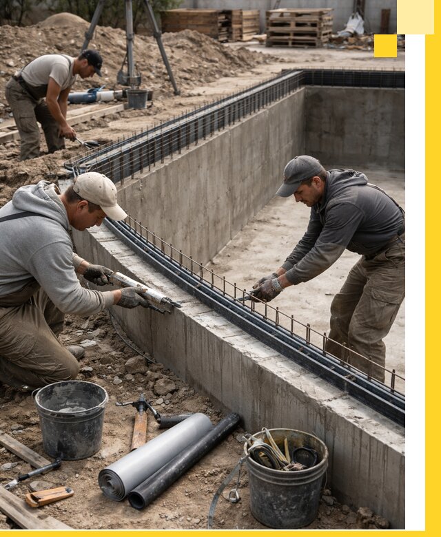 Качественный монтаж чаши бассейна в Краснодаре под ключ с гарантией