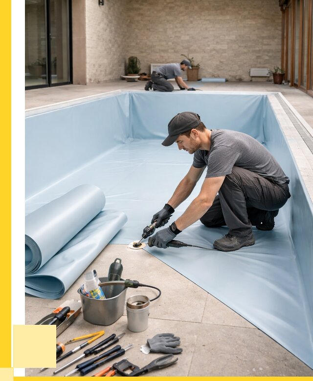 Пленка ПВХ для бассейнов в Краснодаре от 2580 р. | ЭриданКсд