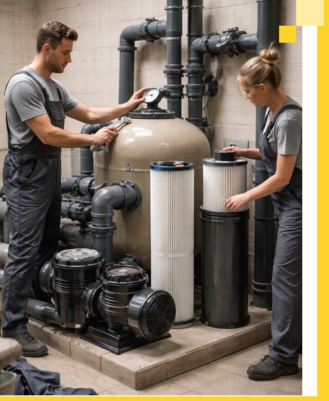 Фильтры и системы фильтрации для бассейнов в Краснодаре