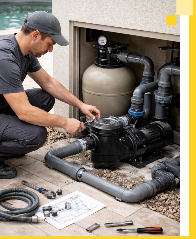 Поставка, монтаж и сервис насосов для бассейнов в Краснодаре