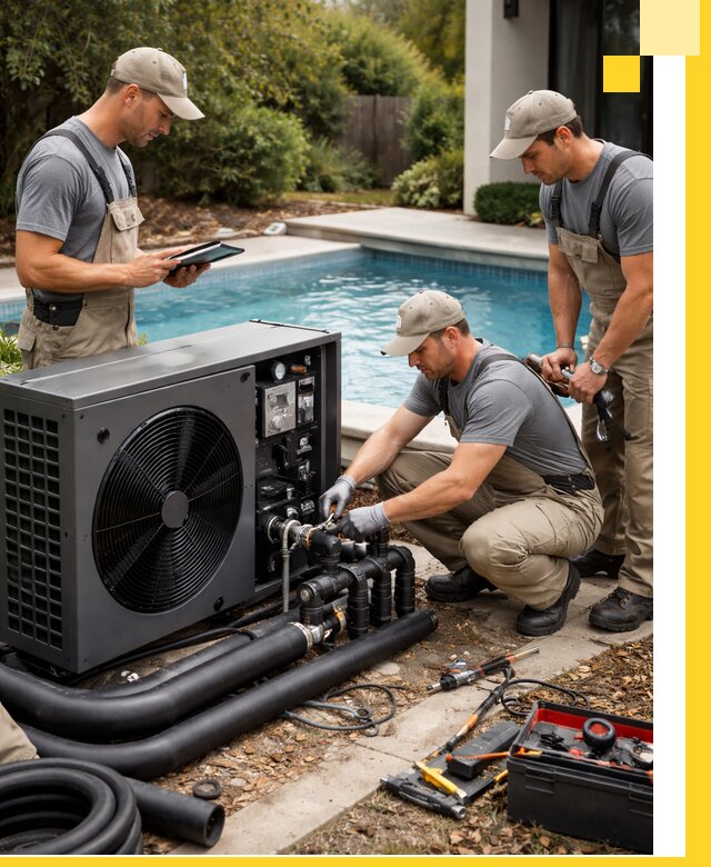 Проектирование и установка тепловых насосов для бассейнов в Краснодаре