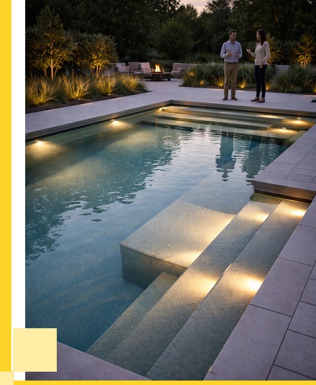 Освещение бассейнов в Краснодаре под ключ от 25798 р. | ЭриданКсд