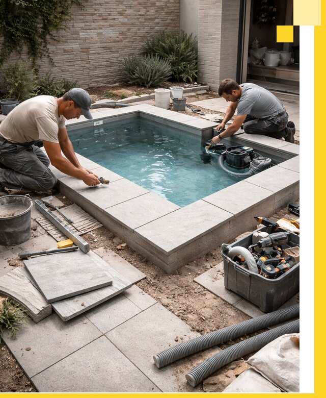 Мини бассейны под ключ в Краснодаре, дизайн и установка