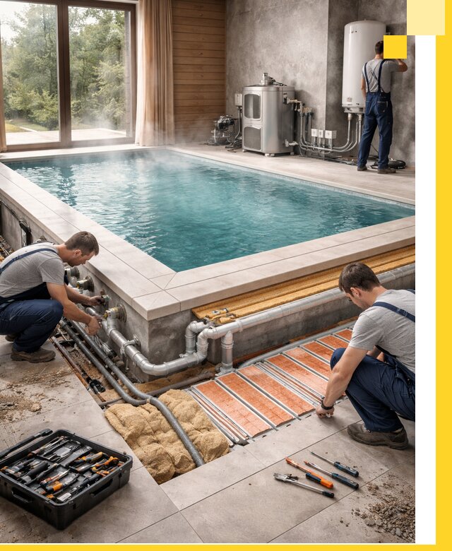 Проектирование и строительство тёплых бассейнов в Краснодаре