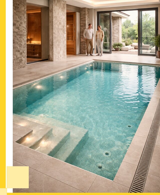 Бассейн во дворе в Краснодаре: проект, отделка от 1238280 р. | ЭриданКсд