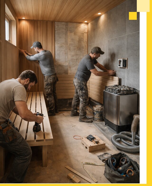 Сауны под ключ в Краснодаре, проектирование, строительство, отделка