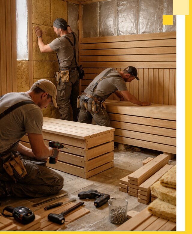 Профессиональное строительство саун под ключ в Краснодаре