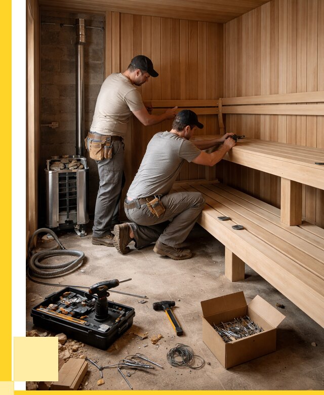 Монтаж саун под ключ в Краснодаре от 123828 р. | ЭриданКсд