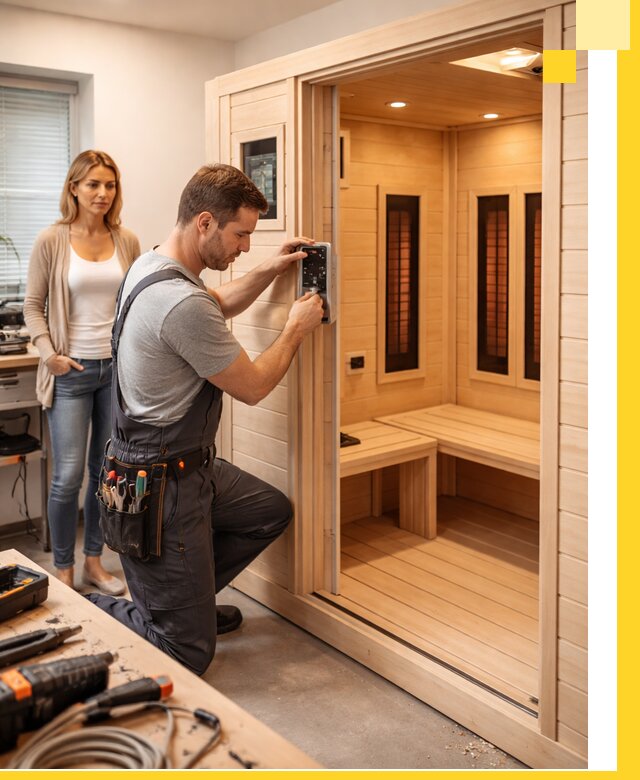 Инфракрасные сауны под ключ в Краснодаре продажа и установка